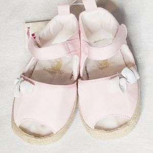 Espadrille baby sandals Pink